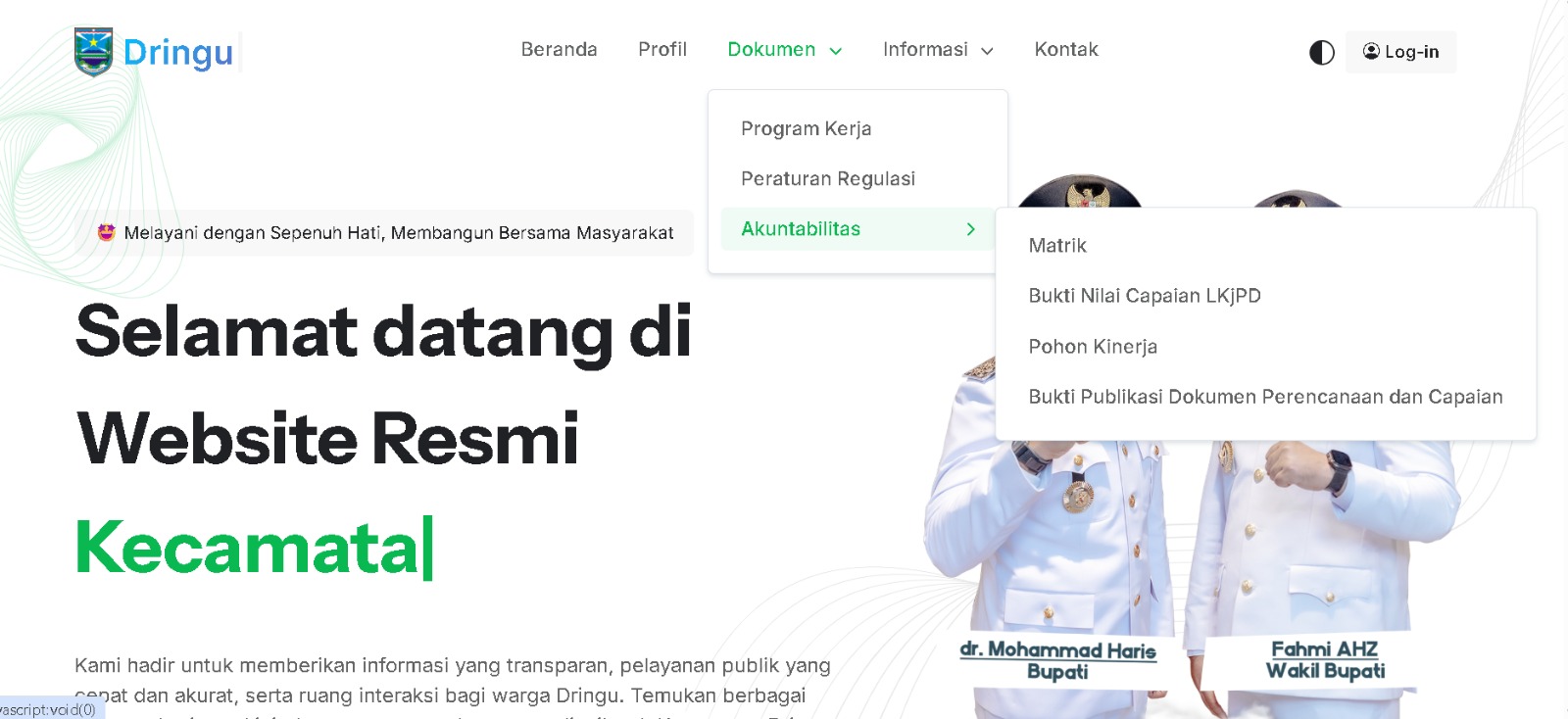 Bukti Publikasi Dokumen Kecamatan Dringu